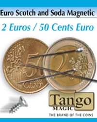Euro Scotch and Soda Magnetic 2 euros/50 cents euro by Tango Magic