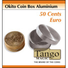Okito Coin Box Aluminium 50 Cents Euro by Tango Magic