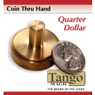 Coin thru hand Quarter dollar through hand by Tango Magic
