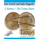Euro Scotch and Soda Magnetic 2 euros/50 cents euro by Tango Magic