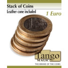 Stack of coins 1 Euro by Tango Magic