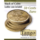 Stack of coins 50 Cents Euro by Tango Magic