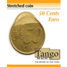 Stretched coin 50 cents euro by Tango