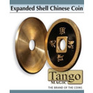 Expanded Shell Chinese Coin Black by Tango Magic