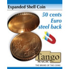 Expanded shell 50 cents euro steel back by Tango Magic