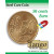 Steel core coin 50 cents euro by Tango Magic