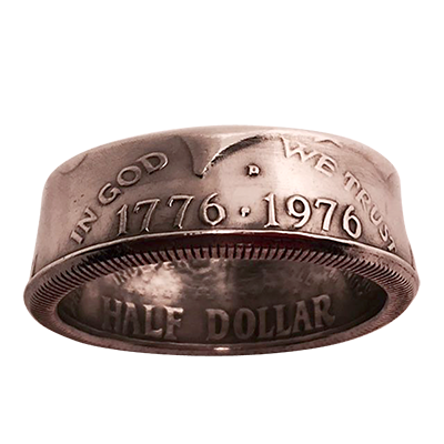 Anillo de Medio Dólar por Diamond Jim Tyler