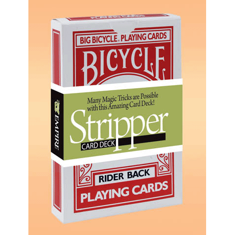 Baraja Jumbo Stripper Azul (Bicycle)
