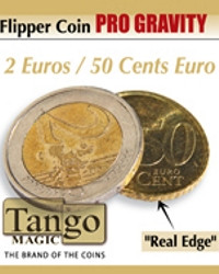 Moneda Flipper Profesional x Gravedad 2 Euros/50 Cents. Euro por Tango Magic