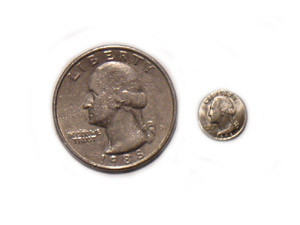 Monedas Mini Cuarto de Dólar (Set de 4)