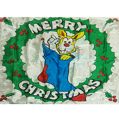 Pañuelo de Seda Estampado (40 cm. - 16'') “Merry Christmas” por Mr. Magic