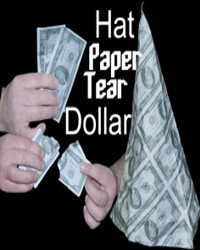 Papel Roto a Sombrero (Dólar)