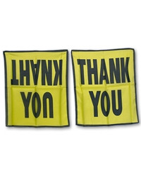Pañuelo de Seda Blendo Mismade (45 cm. - 18'') Thank You por Goshman