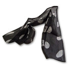 Streamer de Seda Negra (Lunares Blancos) para Falso Pulgar por Uday Magic