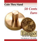 Moneda a través de la Mano 50 Cents. Euro por Tango Magic 