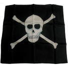 Pañuelo de Seda Estampado (45 cm. - 18") "Calavera" por Goshman