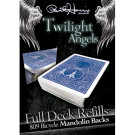 Baraja Twilight Angel Dorso Mandolin Azul por Paul Harris