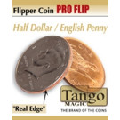 Moneda Flipper Profesional Medio dólar/Peñique Inglés por Tango Magic