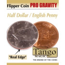 Moneda Flipper Profesional x Gravedad Medio Dólar/Peñique Inglés por Tango Magic