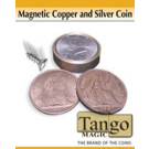 Moneda Cobre y Plata Magnética (Medio dólar y Peñique) por Tango Magic