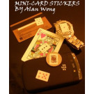 Mini Cartas Stickers (12 hojas) por Alan Wong