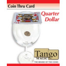 Moneda a través de la Carta (Cuarto de Dólar) por Tango Magic