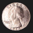 Monedas Mini Cuarto de Dólar (Set de 4)