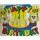Pañuelo de Seda Estampado (40 cm. - 16'') “Happy Birthday” por Mr. Magic