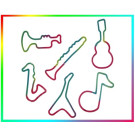Bandas Elásticas de Silicona (Instrumentos Musicales)