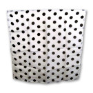 Pañuelo de Seda Blanco con Lunares Negros (38 cm. – 15”) por Uday Magic