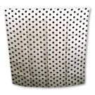 Pañuelo de Seda Blanco con Lunares Negros (60 cm. – 24”) por Uday Magic