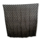 Pañuelo de Seda Negro con Lunares Blancos (90 cm. – 36”) por Uday Magic