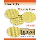 Círculos de Teflón Tamaño  50 centavos de euro (10 Unidades) por Tango Magic