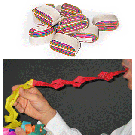 Tiraboca Guirnalda Multicolor (12 unidades) por Mai y Sai