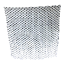 Pañuelo de Seda Blanco con Lunares Negros (90 cm. – 36”) por Uday Magic