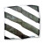 Pañuelo de Seda Zebra Blanco y Negro (15 cm. – 6”) por Uday Magic