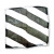 Pañuelo de Seda Zebra Blanco y Negro (20 cm. – 9”) por Uday Magic