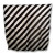 Pañuelo de Seda Zebra Blanco y Negro (45 cm. – 18”) por Uday Magic