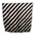 Pañuelo de Seda Zebra Blanco y Negro (45 cm. – 18”) por Uday Magic
